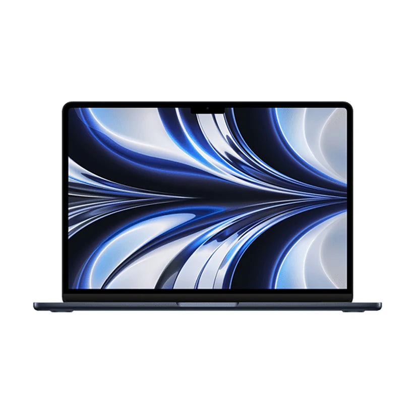 MacBook Air: شريحة Apple M2 مع وحدة معالجة مركزية ثمانية النواة ووحدة معالجة رسومية ثمانية النواة، وسعة تخزين 256 جيجابايت - منتصف الليل