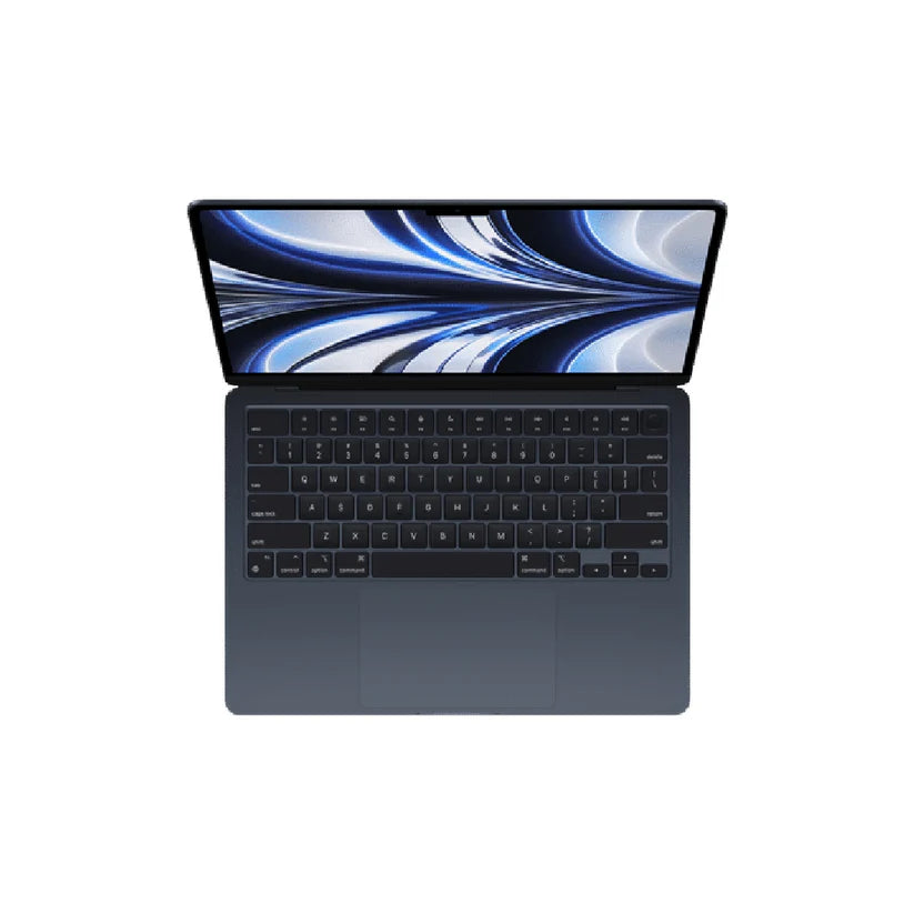 MacBook Air: شريحة Apple M2 مع وحدة معالجة مركزية ثمانية النواة ووحدة معالجة رسومية ثمانية النواة، وسعة تخزين 256 جيجابايت - منتصف الليل