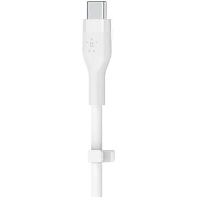 Belkin Silicone, USB-C to USB-C 2.0, 3M - White