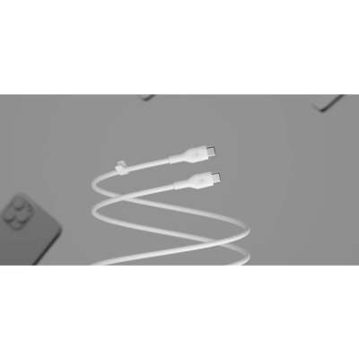 Belkin Silicone, USB-C to USB-C 2.0, 3M - White