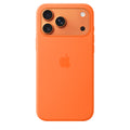 iPhone 17 Pro Max Silicone Case with MagSafe – Orange