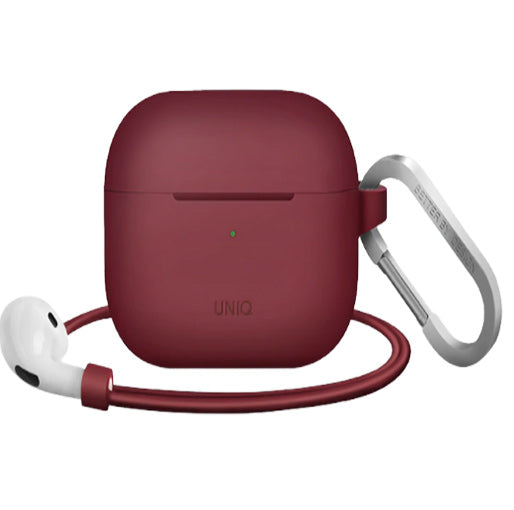 UNIQ Vencer AirPods 2021 Silicone Hang Case – Burgundy Maroon
