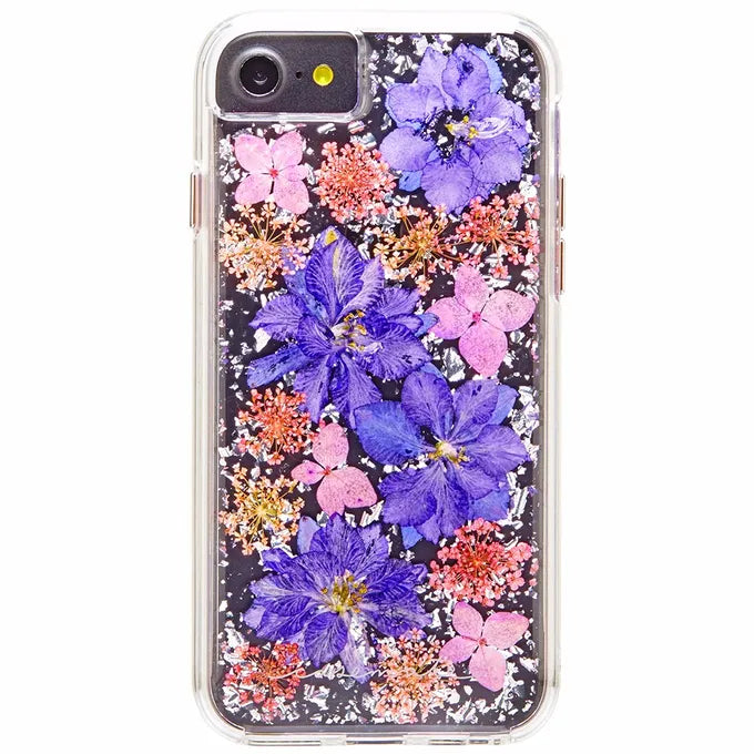 Case-Mate - جراب Karat Petals لهاتف Apple iPhone SE 2020/8/7 / 6S / 6، بنفسجي