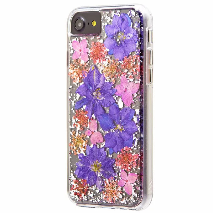 Case-Mate - جراب Karat Petals لهاتف Apple iPhone SE 2020/8/7 / 6S / 6، بنفسجي
