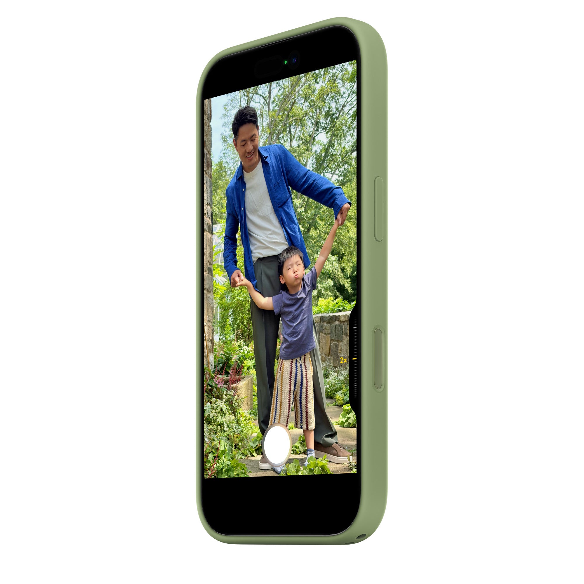 iPhone 17 Silicone Case with MagSafe – Light Moss