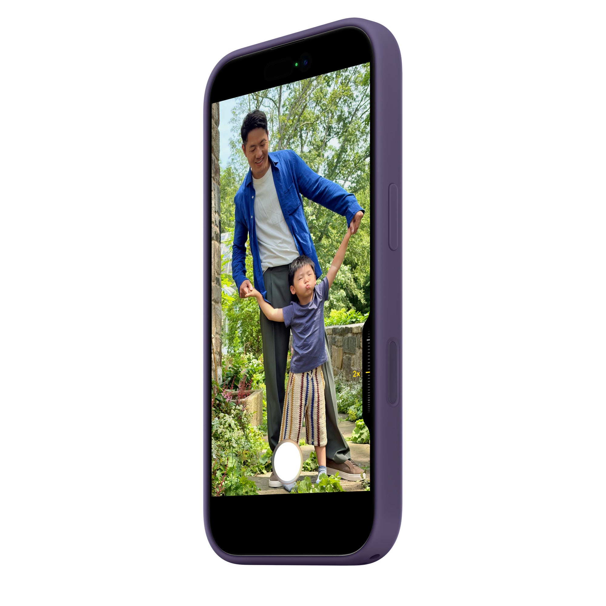 iPhone 17 Silicone Case with MagSafe – Purple Fog