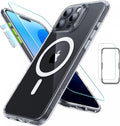 ESR Classic Pro Halo Lock Case + Tempered Glass Fits Apple iPhone 16 Pro Max Clear