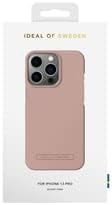 IDEAL OF SWEDEN Flat Case for iPhone 13 Pro, Supports Wireless Charging, Durable Matte Polycarbonate Phone Case with Anti-Slip (Blush Pink)