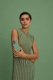 جراب IDEAL OF SWEDEN النحيف لجهاز iPhone 13 Pro Max، يدعم الشحن اللاسلكي (أخضر حكيم) 