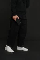 Ideal of Sweden Slim Case for iPhone 13 Pro, Supports Wireless Charging, Durable Matte Polycarbonate Phone Case with Anti-Slip (Coal Black)