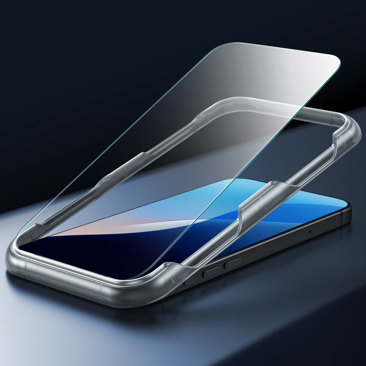 جراب ESR Classic Pro Halo Lock + زجاج مقسّى مناسب لهاتف Apple iPhone 16 Pro Max شفاف