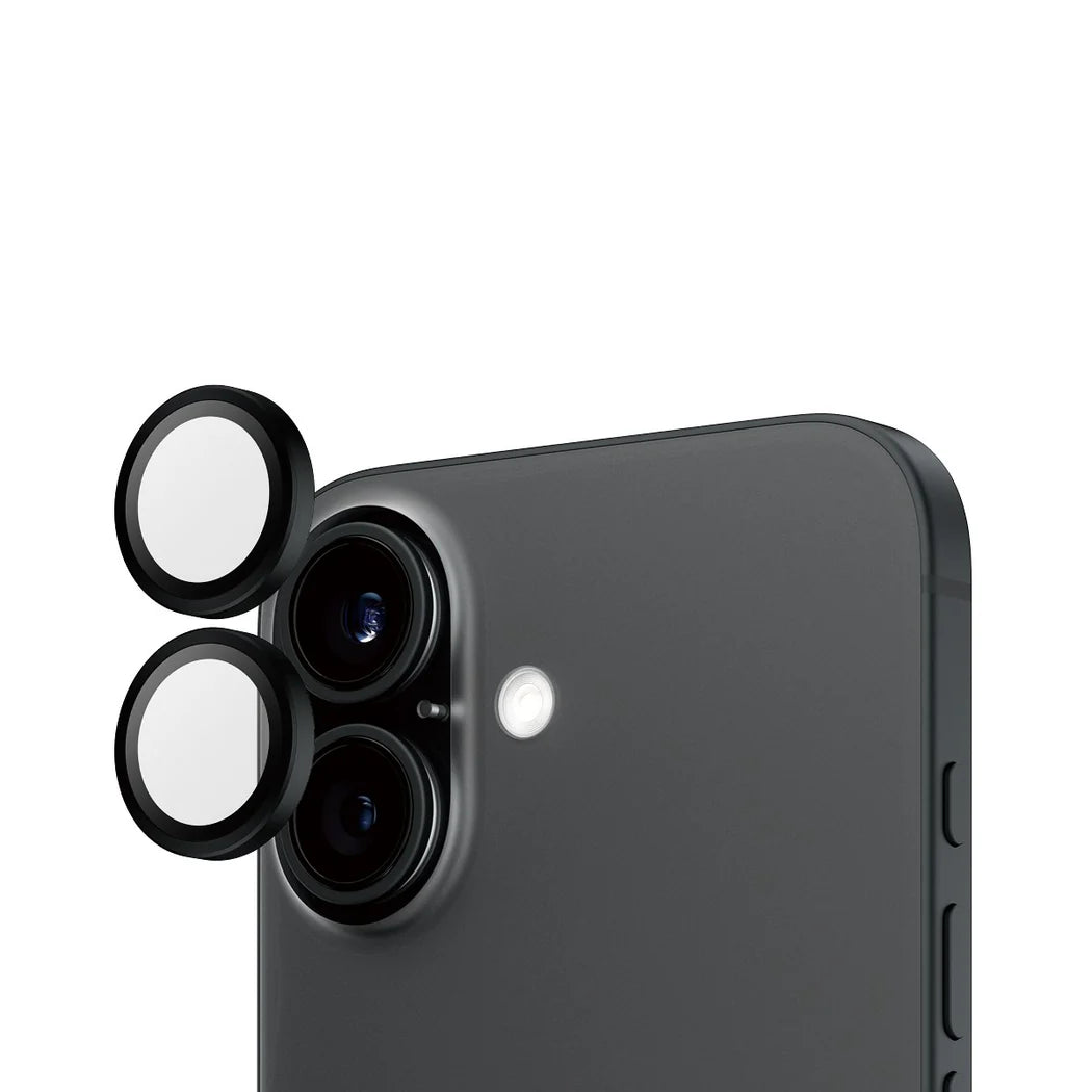 PanzerGlass Hoops Black Camera Lens Protector – iPhone 16 / iPhone 16 Plus