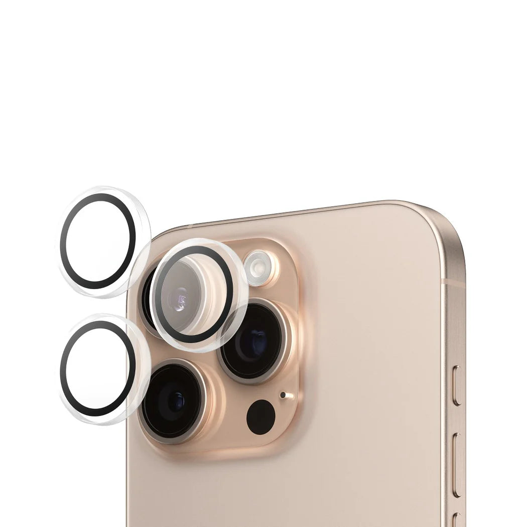 PG Apple iPhone 16 Pro/16 Pro Max Hoops Camera Protector Transparent