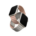 حزام Uniq Revix المغناطيسي القابل للعكس لساعة Apple Watch مقاس 38/40/41 مم أزرق قزويني/أسود