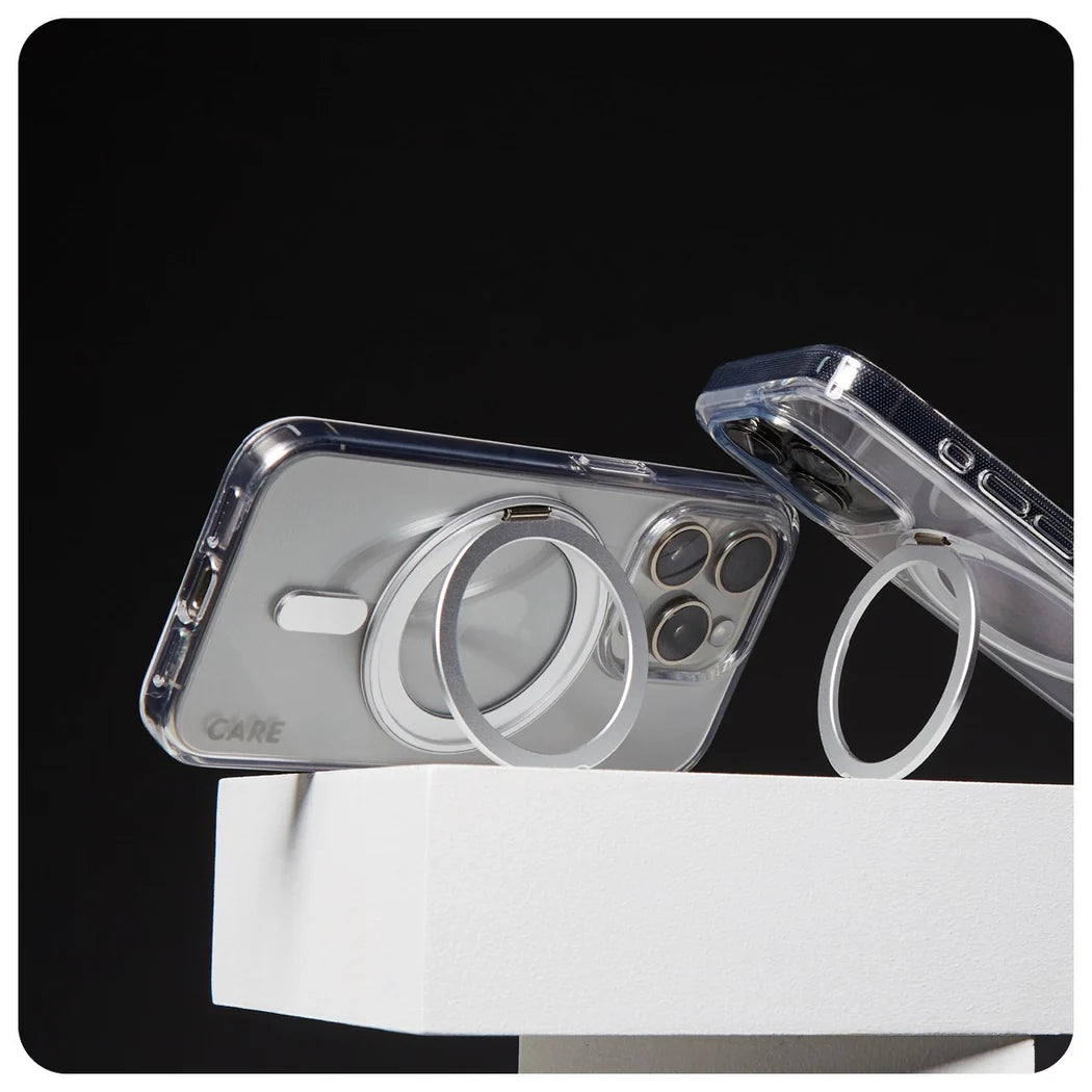 PanzerGlass CARE Feature Silver Kickstand & MagSafe Case for iPhone 16 Pro Max