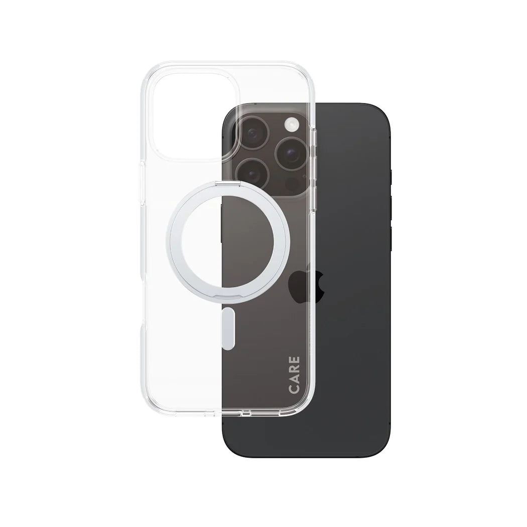 PanzerGlass CARE Feature Silver Kickstand & MagSafe Case for iPhone 16 Pro Max