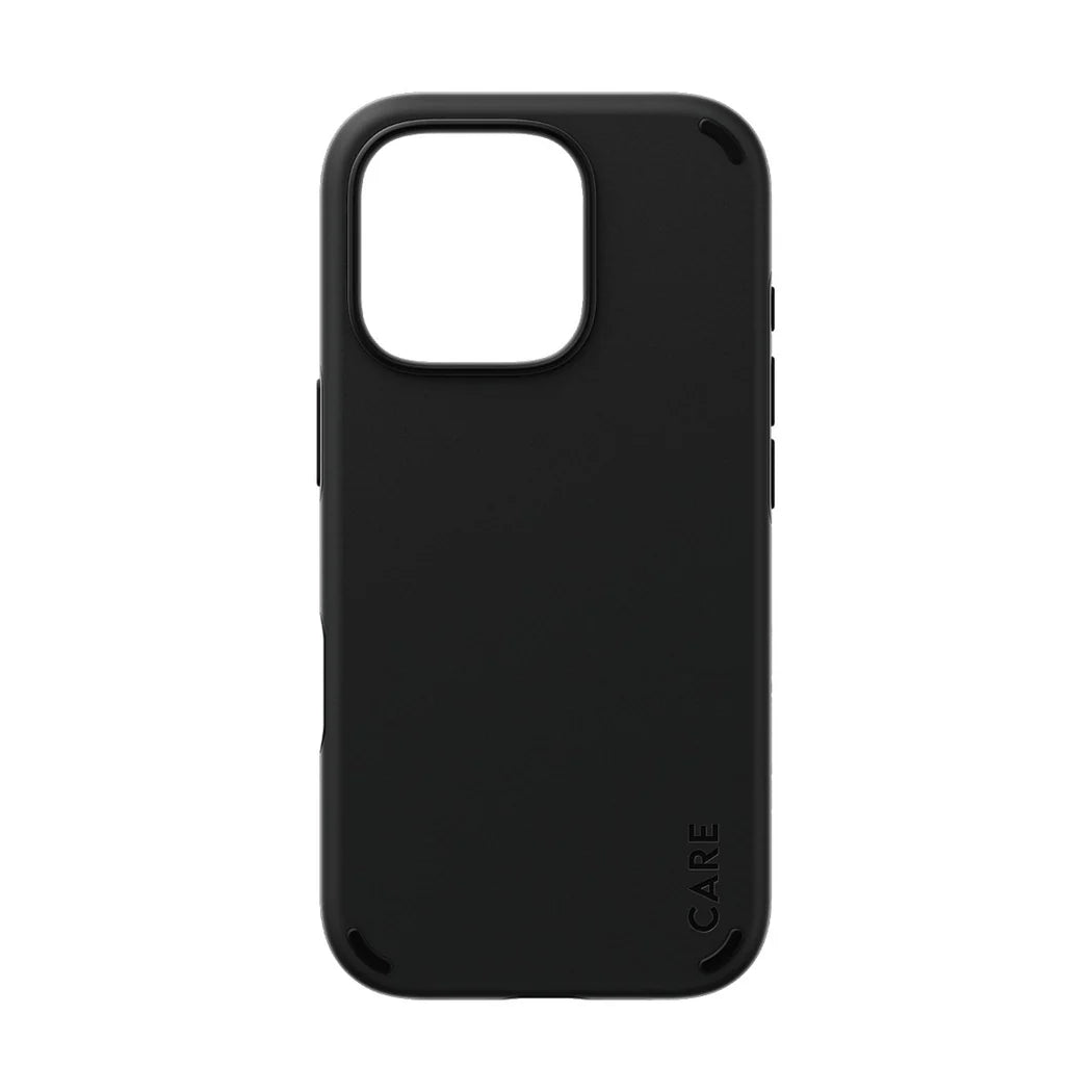 جراب CARE من PanzerGlass ذو الحماية المزدوجة باللون الأسود لهاتف iPhone 16 Pro