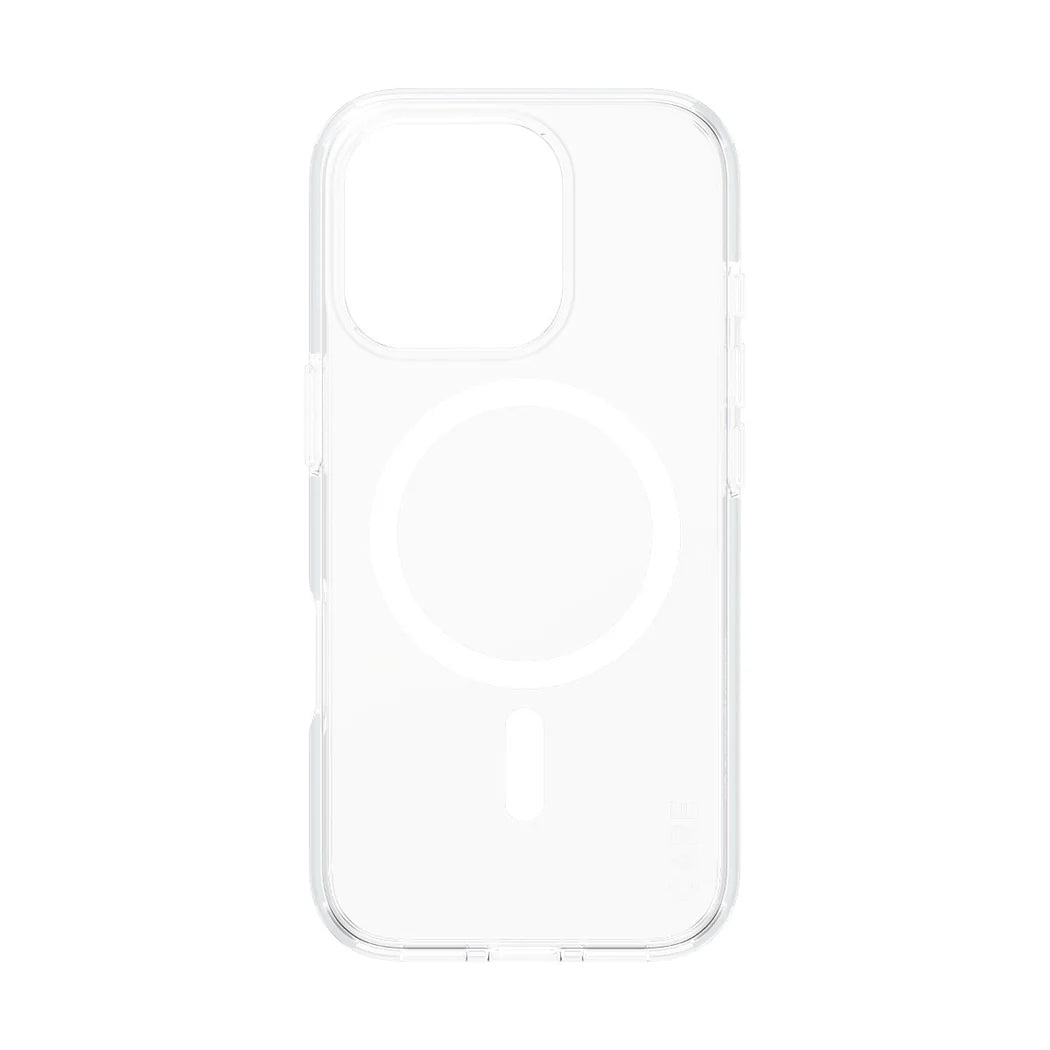 غطاء حماية CARE by PanzerGlass الرائد – أبيض مع MagSafe – لجهاز Apple iPhone 16 Pro (6.3″)
