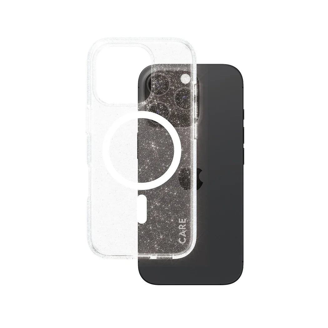 غطاء حماية CARE الرائد المزود بإضاءة نجمة مع MagSafe – Apple iPhone 16 Pro (6.3″)
