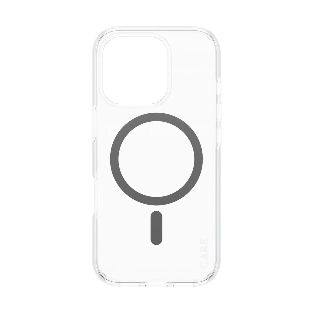 غطاء حماية CARE by PanzerGlass الرائد – أسود مع MagSafe – لجهاز Apple iPhone 16 Pro (6.3″)
