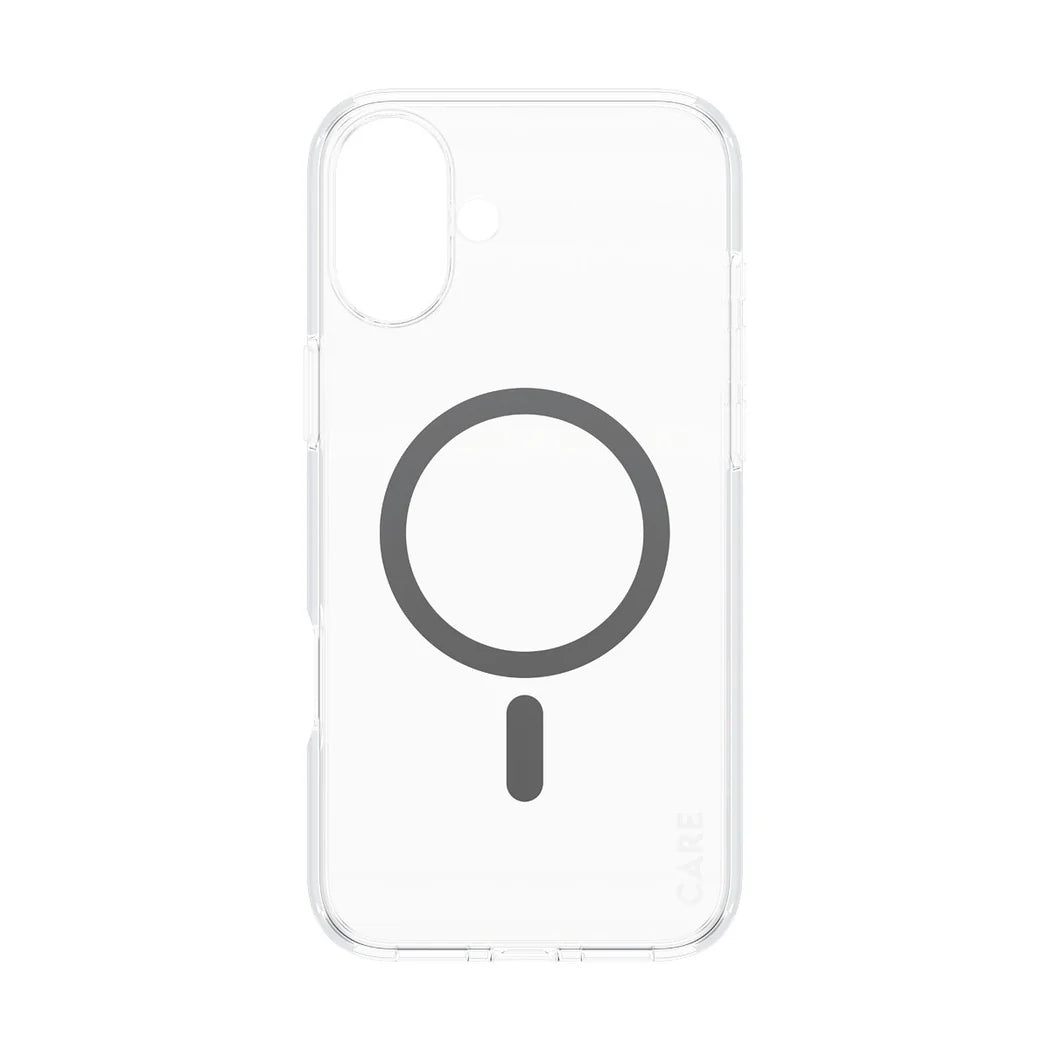 غطاء حماية CARE by PanzerGlass الرائد – أسود مع MagSafe – لجهاز Apple iPhone 16 Plus (6.7″)