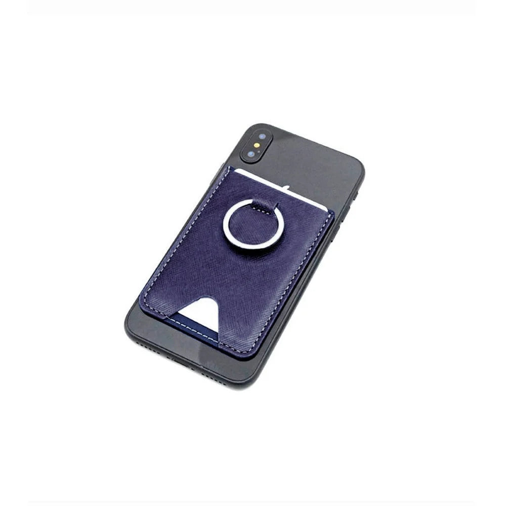 محفظة الهاتف والقبضة المرنة من مور بلس - أزرق