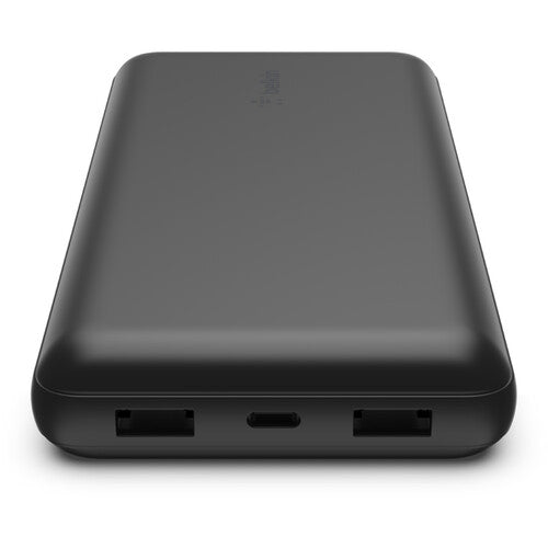 بطارية محمولة من Belkin BoostCharge بسعة 20,000 مللي أمبير/ساعة، لون أسود