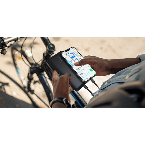 بطارية محمولة من Belkin BoostCharge بسعة 20,000 مللي أمبير/ساعة، لون أسود