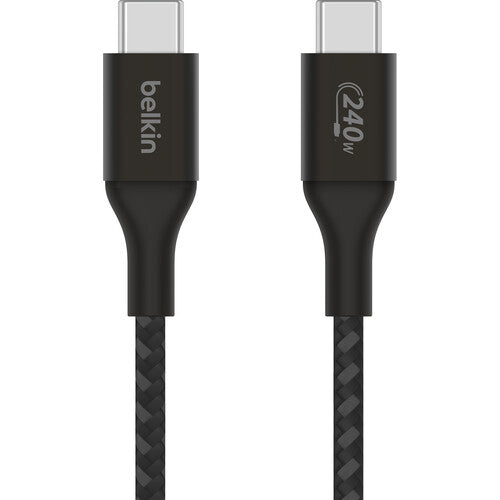 Belkin BoostCharge 240W USB-C Cable (6.6', Black)