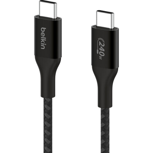 Belkin BoostCharge 240W USB-C Cable (6.6', Black)