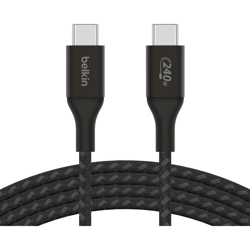 Belkin BoostCharge 240W USB-C Cable (6.6', Black)