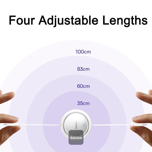 Product  Product   Product   Product   Product   Product   Product   Product   Product Baseus 100W Free2 Draw Mini Both-Way Retractable Type C to Type C Fast Charging Data Cable 1M - White