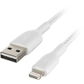 Belkin BoostCharge Braided Lightning to USB-A Cable 3.3' White