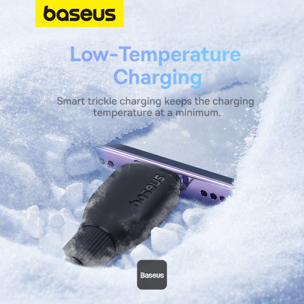 كابل Baseus Pudding Series 20W Type-C to Lightning - 1.2 متر، أسود