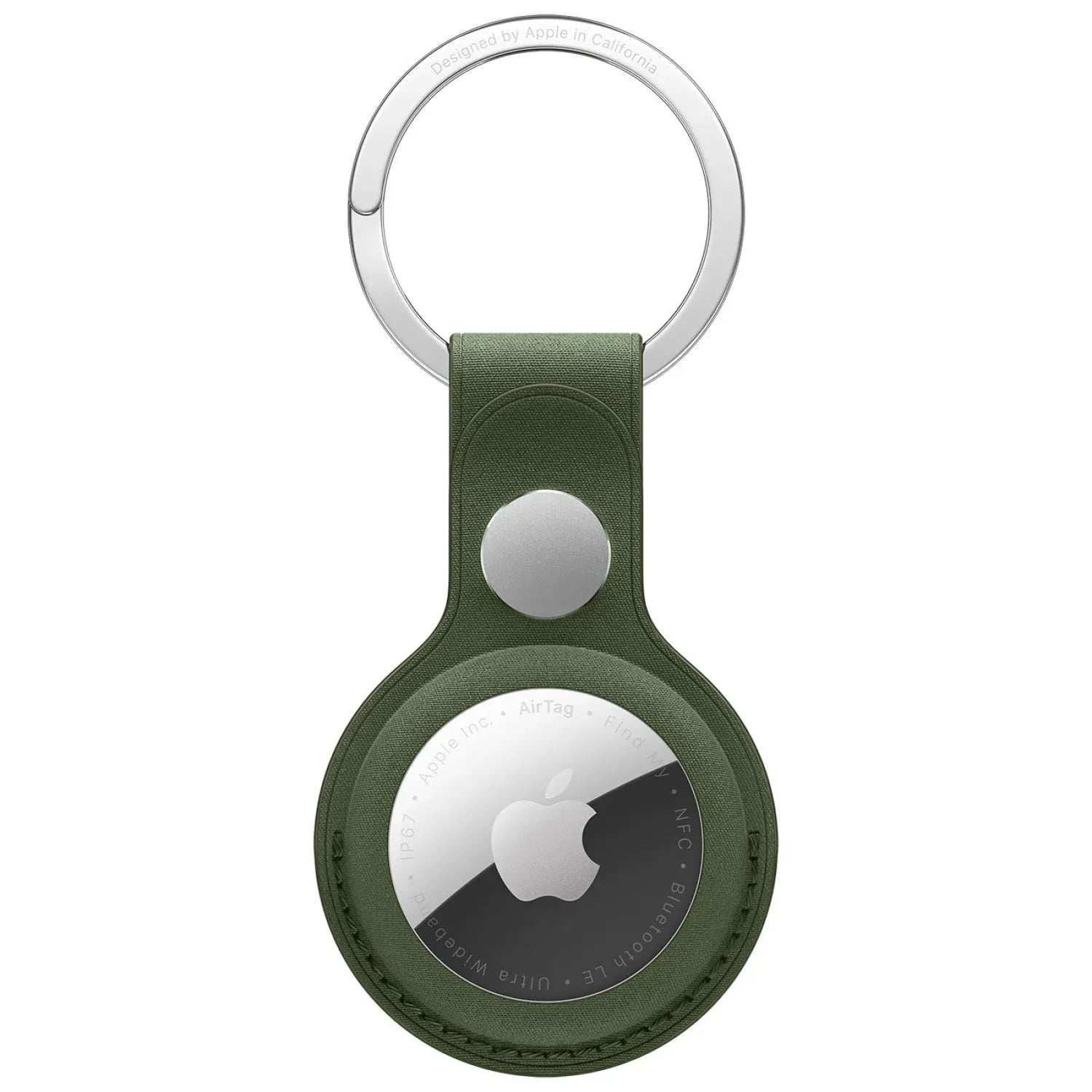 Apple AirTag FineWoven Key Ring in Moss - MGFX4ZM/A