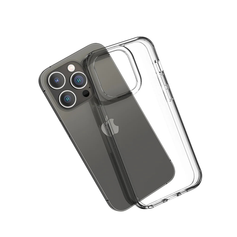 غطاء AMAZINGthing Minimal لهاتف iPhone 2022 (6.1″ Pro) - أسود