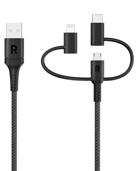 RAVPower Black Global 3-in-1 Cable