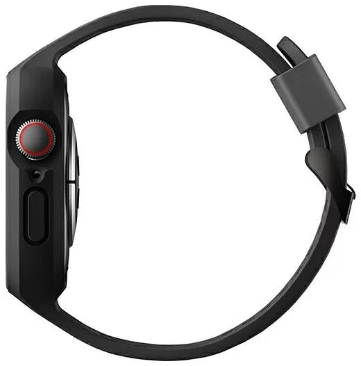 UNIQ Monos 2in1 Apple Watch Strap + Case Series 4/5/6/7/8/9/SE/SE2 44/45mm. midnight black (UNIQ-45MM-MONOSBLK)