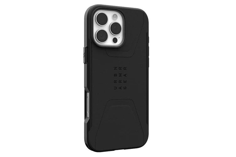 Urban Armor Gear Civilian MagSafe Case (Suits iPhone 16 Pro) - Black