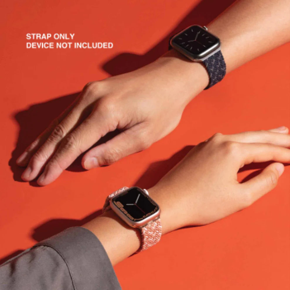 حزام UNIQ Aspen Designer Edition لساعة Apple Watch باللون الرمادي Pebble