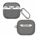 جراب UNIQ Glase لسماعات AirPods بلون دخاني لامع