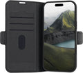 جراب محفظة أوسلو برو من DBRAMANTE1928 لهاتف iPhone 16 Pro Max - أسود