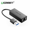 محول إيثرنت جيجابت USB 3.0 من UGREEN باللون الأسود