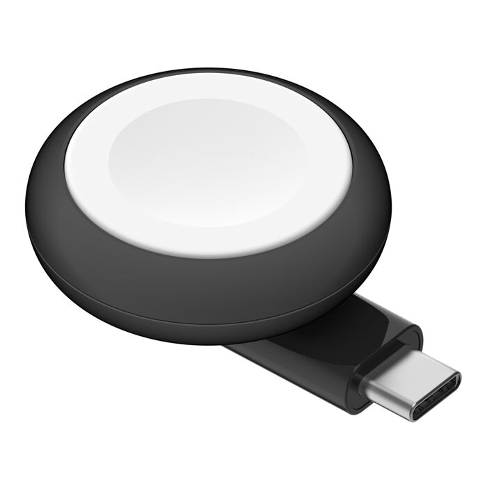 Belkin Portable USB-C Apple Watch Charger MFi-Certified USB-C Charger Black