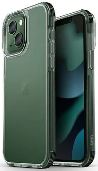 غطاء UNIQ Combat لهاتف iPhone 13 مقاس 6.1 بوصة أخضر (UNIQ-IP6.1HYB(2021)-COMGRN)