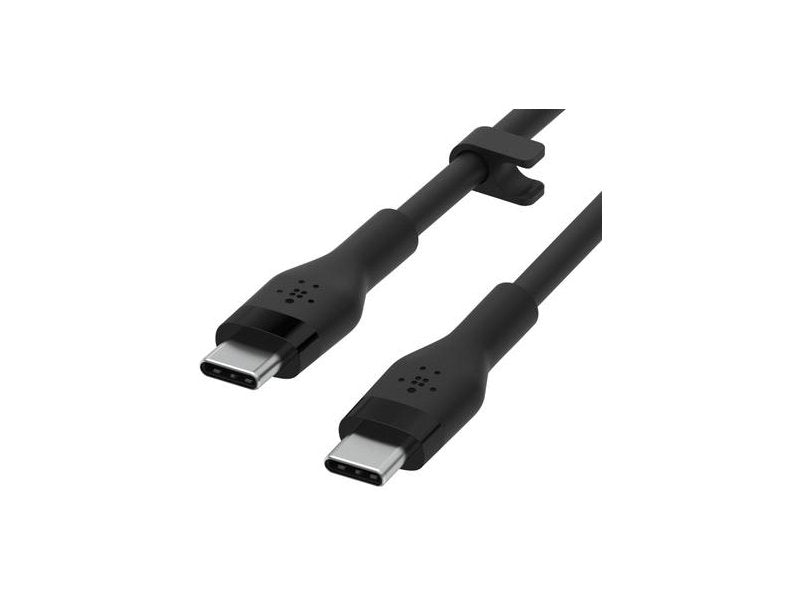 كابل Belkin Flex USB-C/USB-C، Schnellladen bis 60 وات، 1 متر أسود