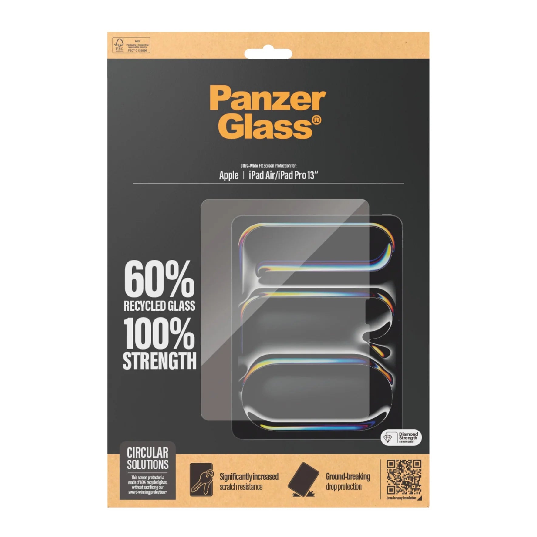 PanzerGlass Ultra-Wide Fit Screen Protector – iPad Air 13″ & iPad Pro 13″ (2024)