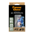 واقي شاشة PanzerGlass® فائق الاتساع - iPhone 16 Plus وiPhone 15 Plus