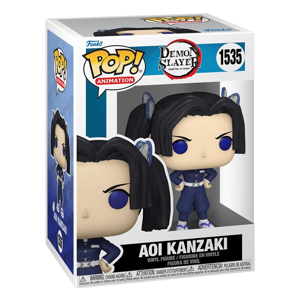 Pop! Animation: Demon Slayer – Aoi Kanzaki (w/ Chase) Vinyl Figure