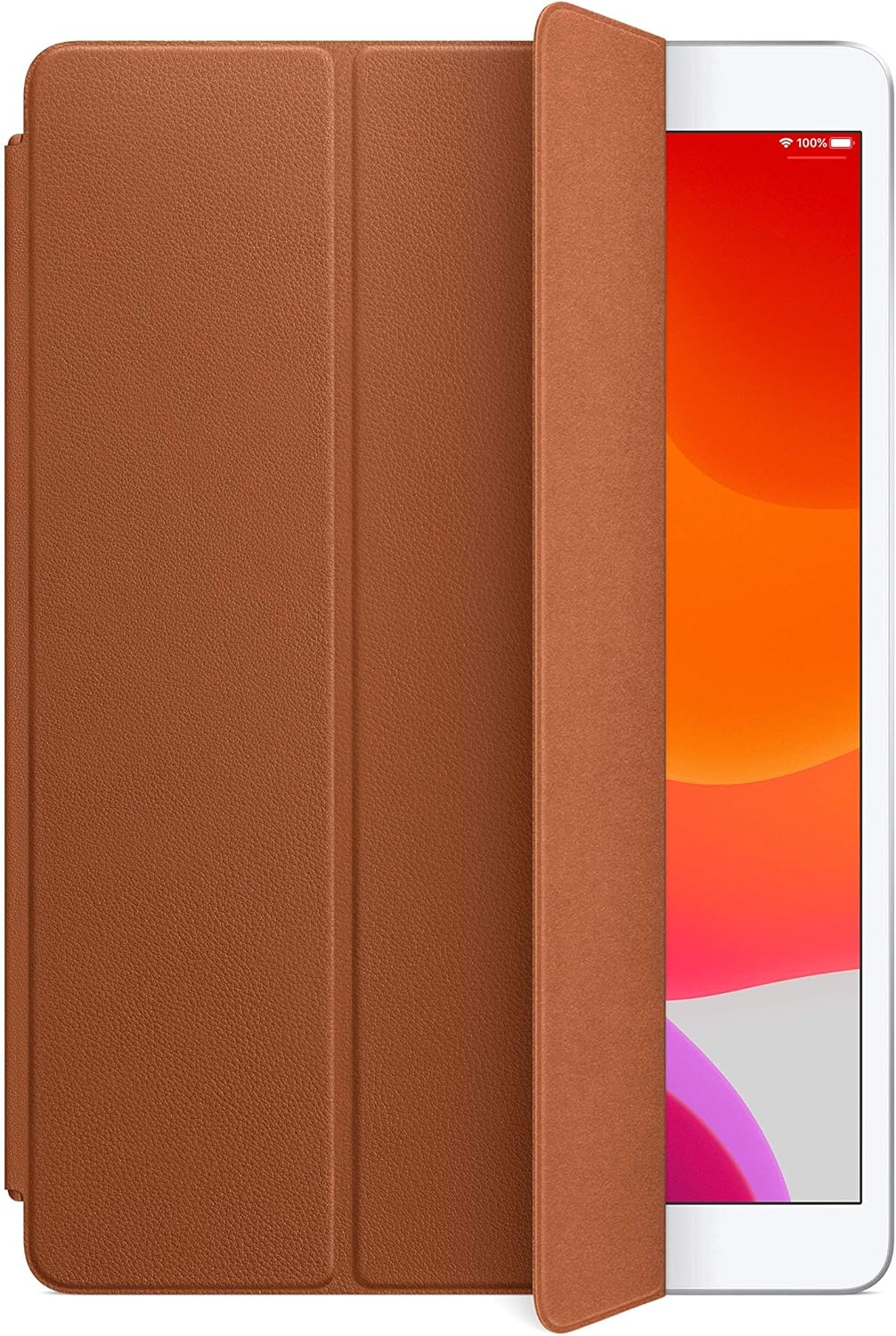 غطاء ذكي من الجلد من Apple (لأجهزة iPad - الجيل السابع وiPad Air - الجيل الثالث) - بني فاتح 